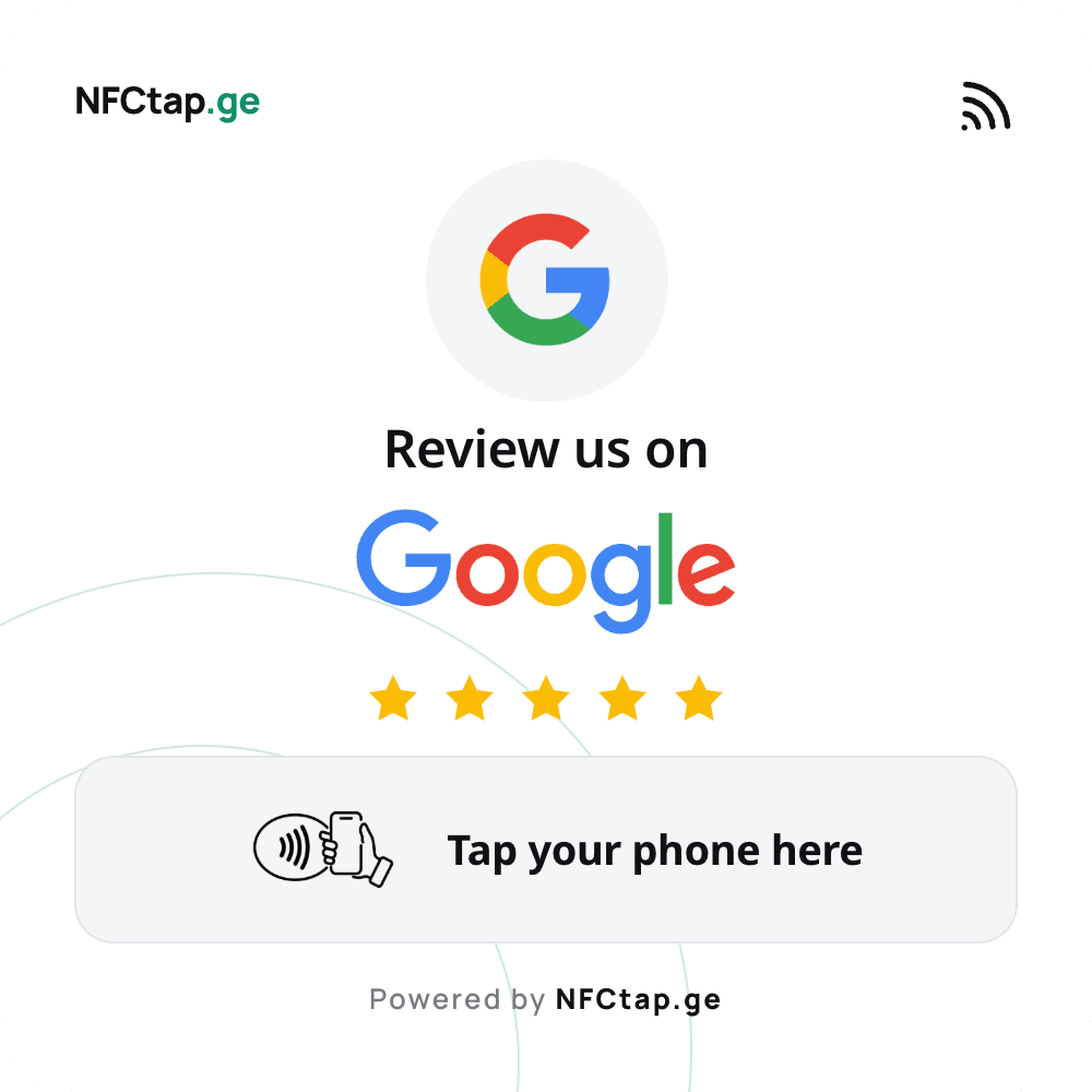 NFCtap სადგამი, თეთრი